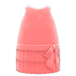 Animal Crossing Items Retro Sleeveless Dress Pink