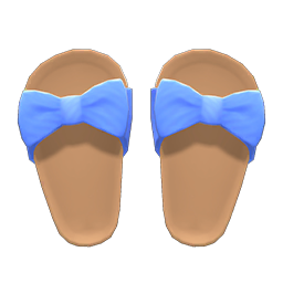 Animal Crossing Items Ribbon Sandals Blue