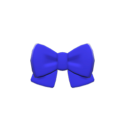 Animal Crossing Items Ribbon Blue