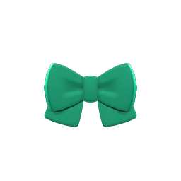 Animal Crossing Items Ribbon Green