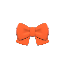 Animal Crossing Items Ribbon Orange