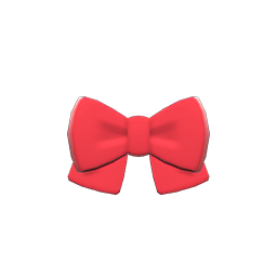 Animal Crossing Items Ribbon Red