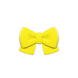 Animal Crossing Items Ribbon Yellow