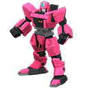 Animal Crossing Items Robot Hero Pink