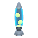Animal Crossing Items Rocket Lamp Blue