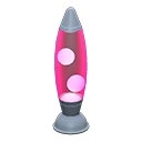 Animal Crossing Items Rocket Lamp Pink