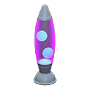 Animal Crossing Items Rocket Lamp Purple