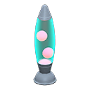 Animal Crossing Items Rocket Lamp Turquoise