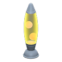 Animal Crossing Items Rocket Lamp Yellow