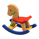 Animal Crossing Items Rocking Horse Colorful