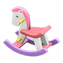 Animal Crossing Items Rocking Horse Pastel