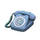 Animal Crossing Items Rotary Phone Blue