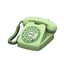 Animal Crossing Items Rotary Phone Green