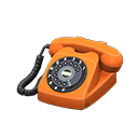 Animal Crossing Items Rotary Phone Orange