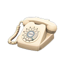 Animal Crossing Items Rotary Phone White