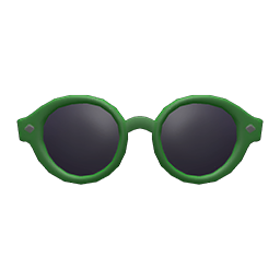 Animal Crossing Items Round Shades Green