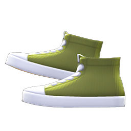 Rubber-toe High Tops Olive