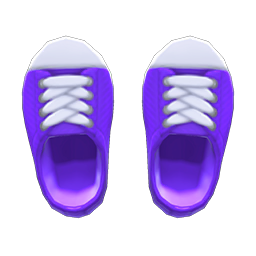 Animal Crossing Items Rubber-toe Sneakers Purple