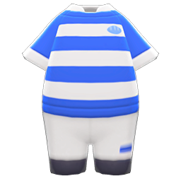 Animal Crossing Items Rugby Uniform Blue & white