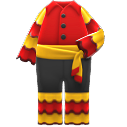 Rumba Costume Red
