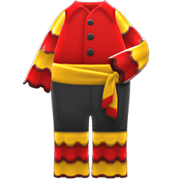 Animal Crossing Items Rumba Costume Red