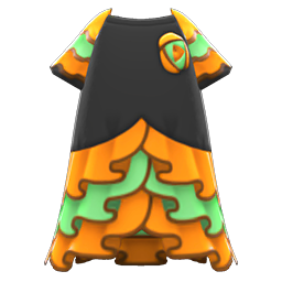 Animal Crossing Items Rumba Dress Orange