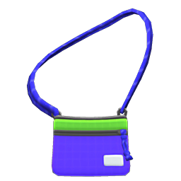 Animal Crossing Items Sacoche Bag Blue