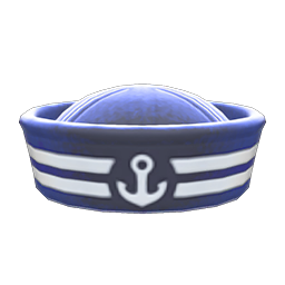 Animal Crossing Items Sailor's Hat Navy blue