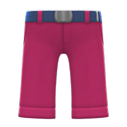 Animal Crossing Items School Pants Berry red