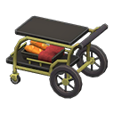 Animal Crossing Items Serving Cart Black