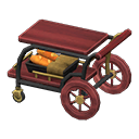 Animal Crossing Items Serving Cart Red