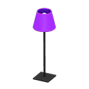 Animal Crossing Items Shaded Floor Lamp Purple