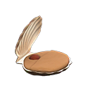 Animal Crossing Items Shell Bed Brown