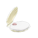Animal Crossing Items Shell Bed White
