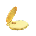 Animal Crossing Items Shell Bed Yellow