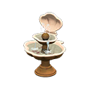 Animal Crossing Items Shell Fountain Brown