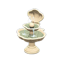 Animal Crossing Items Shell Fountain White