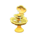 Animal Crossing Items Shell Fountain Yellow