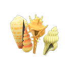 Animal Crossing Items Shell Partition Yellow