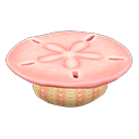 Animal Crossing Items Shell Table Pink