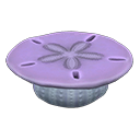 Animal Crossing Items Shell Table Purple