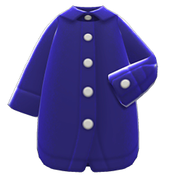 Animal Crossing Items Shirtdress Navy blue
