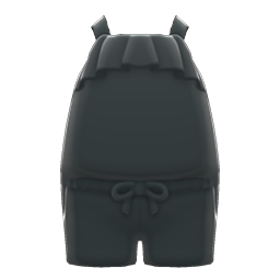 Animal Crossing Items Shorts Outfit Black