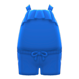 Animal Crossing Items Shorts Outfit Blue
