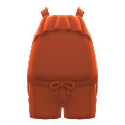 Animal Crossing Items Shorts Outfit Brown