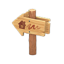 Animal Crossing Items Signpost Home