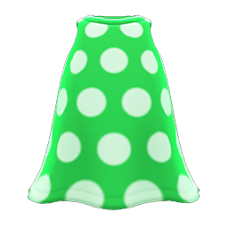 Animal Crossing Items Simple-dots Dress Green