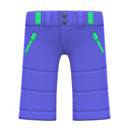 Animal Crossing Items Ski Pants Blue