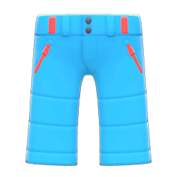 Animal Crossing Items Ski Pants Light blue