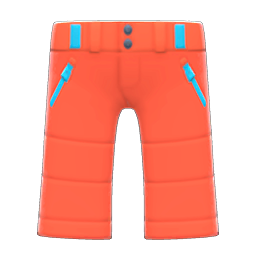 Animal Crossing Items Ski Pants Red
